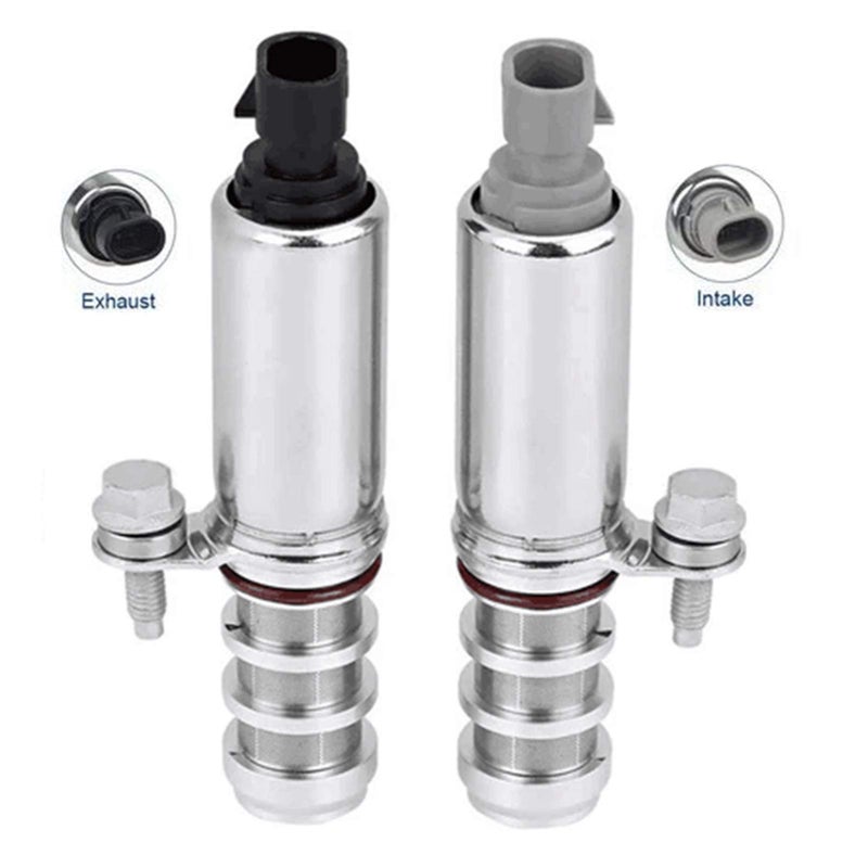 Surwit Pair of 2 Intake & Exhaust Camshaft Position Actuator Solenoid Valve for Buick Chevy Captiva Cobalt Equinox HHR Malibu GMC Terrain Pontiac G5 G6 Saturn 2.0L 2.2L 2.4L - Part# 12655420 12655421 - Image 5